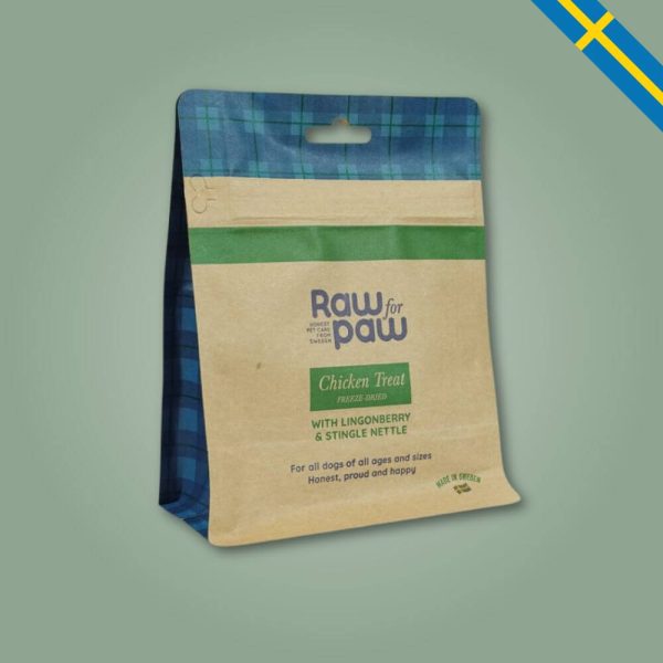 Raw for paw kyckling hundgodis chicken glada hundar