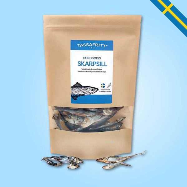 Tassafritt hundgodis skarpsill träningsgodis glada hundar
