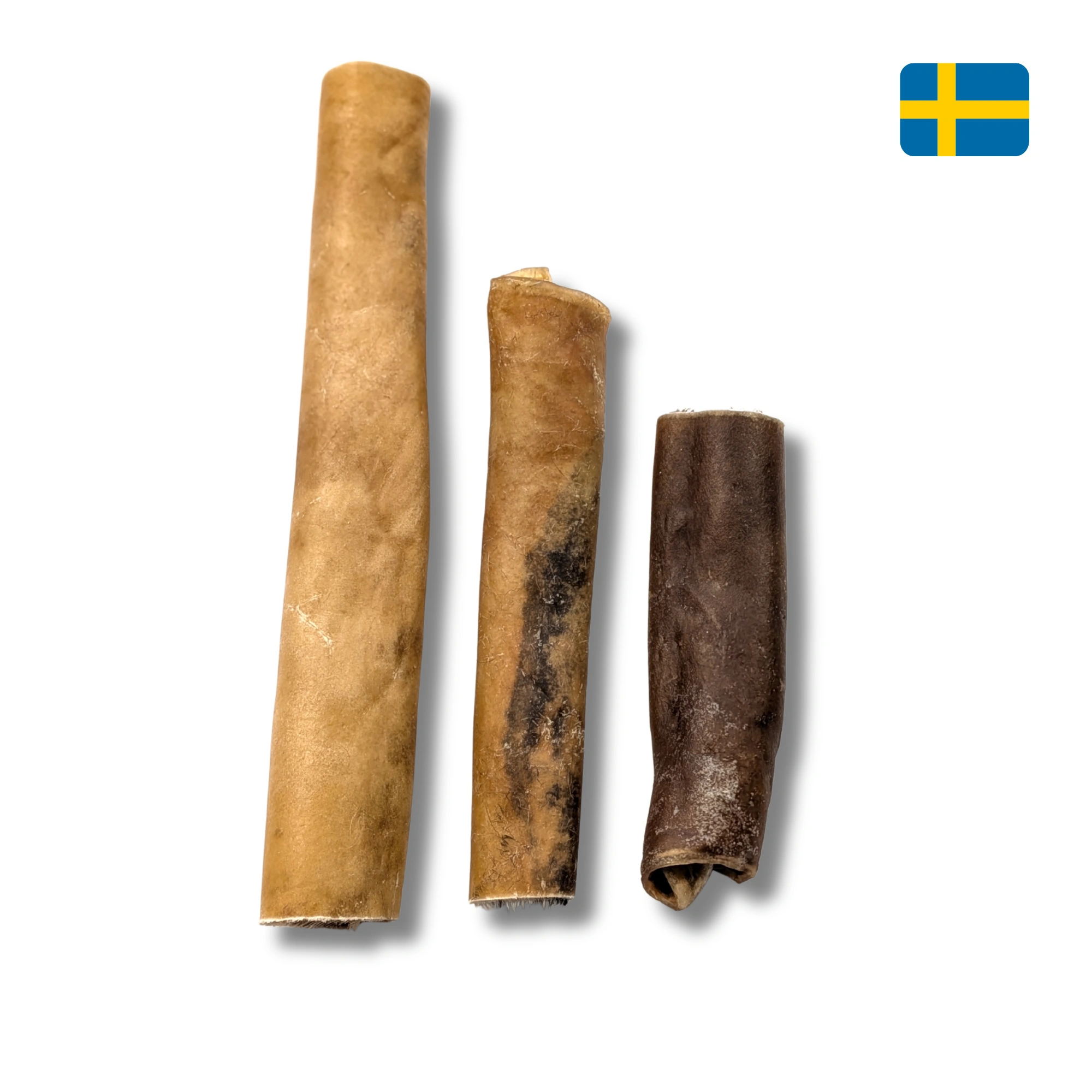 Njordpet Nötrulle, naturligt grovt hundtugg av svensk nöt