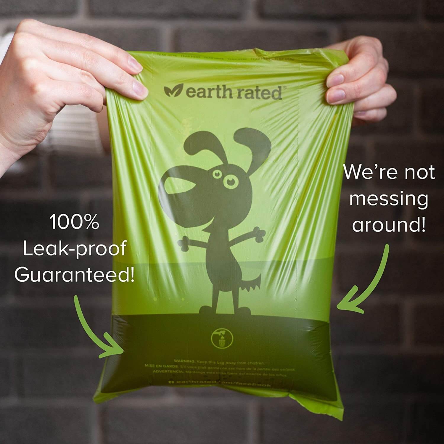 earth rated bajspåsar 300 st oparfymerade glada hundar
