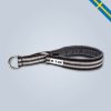 Metizo halsband halvstryp svart glada hundar