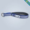 Metizo halsband halvstryp blå glada hundar