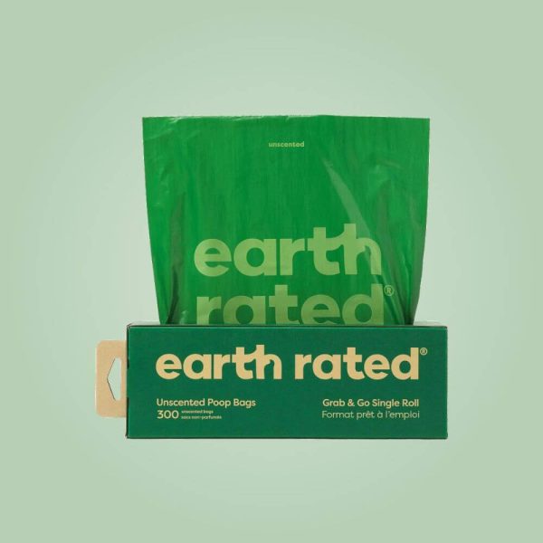 earth rated 300 st bajspåsar oparfymerade glada hundar