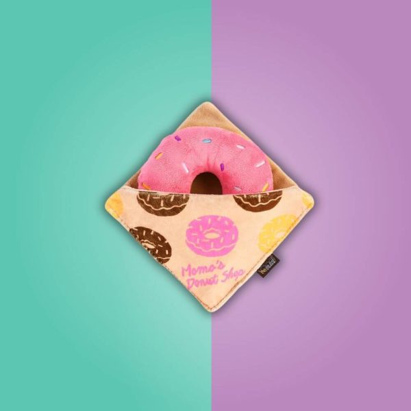 pet play donut hundleksak glada hundar