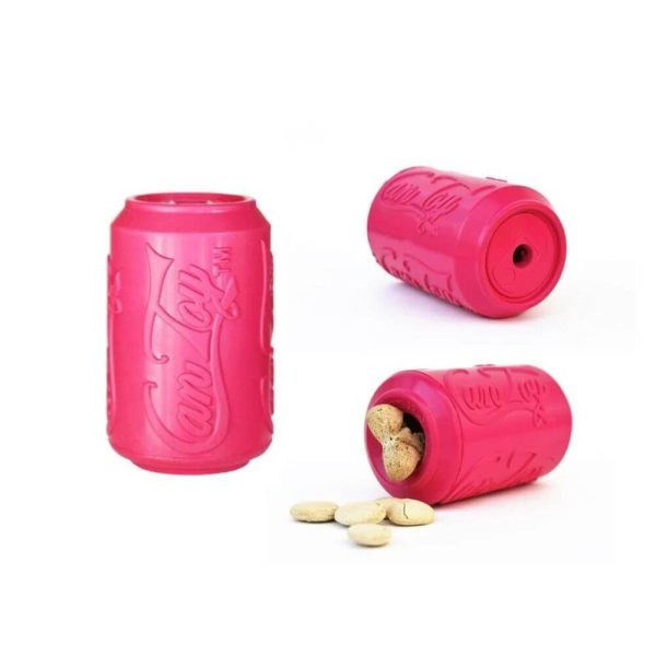 Sodapup hundleksak soda can aktivering rosa