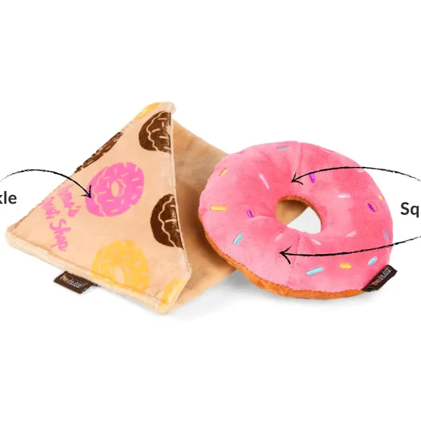 pet play donut hundleksak glada hundar