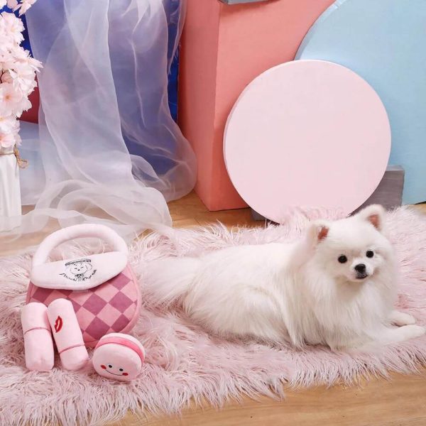 hugsmart handväska woof love hundleksak glada hundar