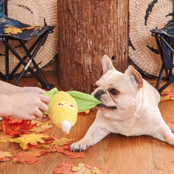 hugsmart corn majskolv hundleksak