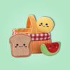 hugsmart picknickkorg hundleksak glada hundar