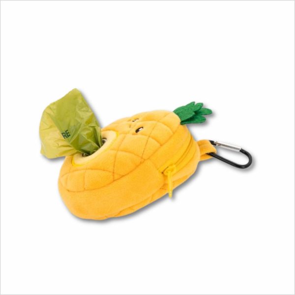 hugsmart bajspåsehållare ananas glada hundar