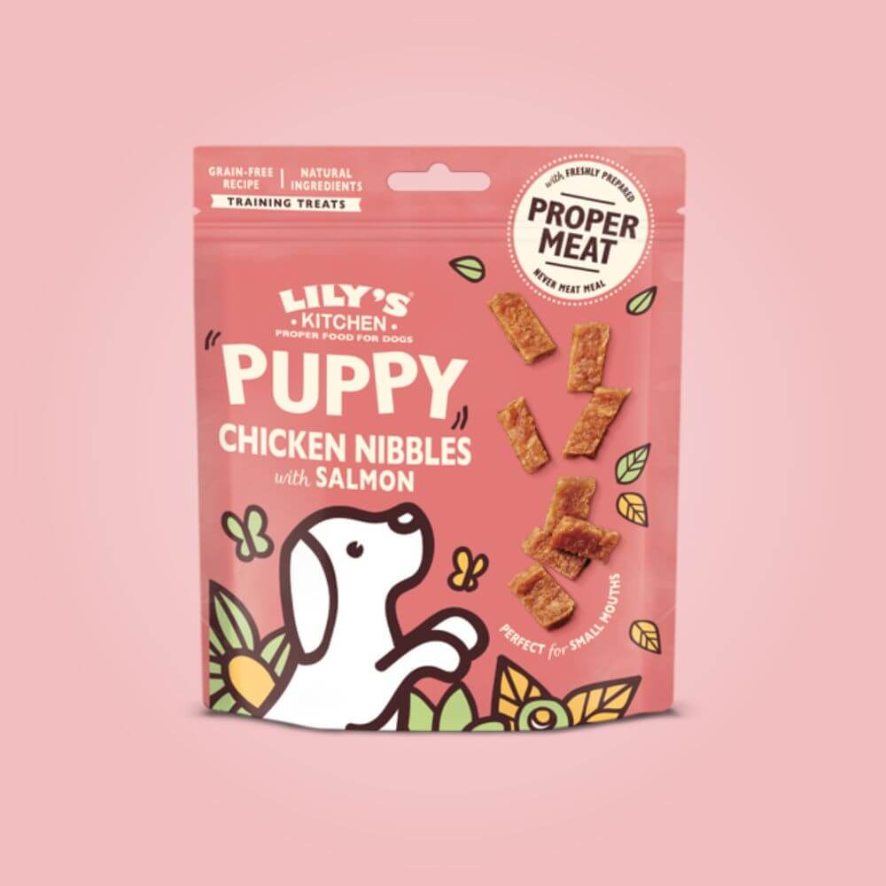 Lilys kitchen puppy chicken and salmon glada hundar