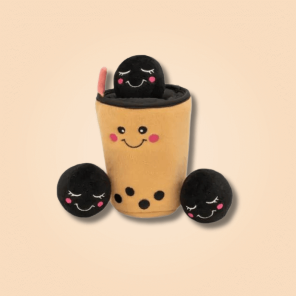 Zippy paws zippy burrow mjölkte hundleksak glada hundar