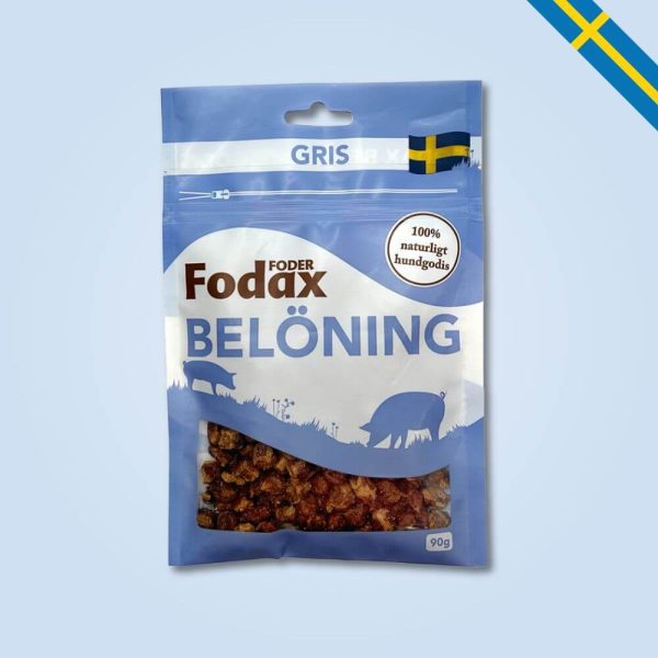 Fodax belöning gris glada hundar