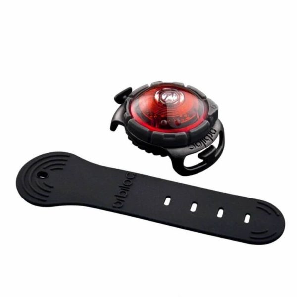 Orbiloc hundlampa röd glada hundar