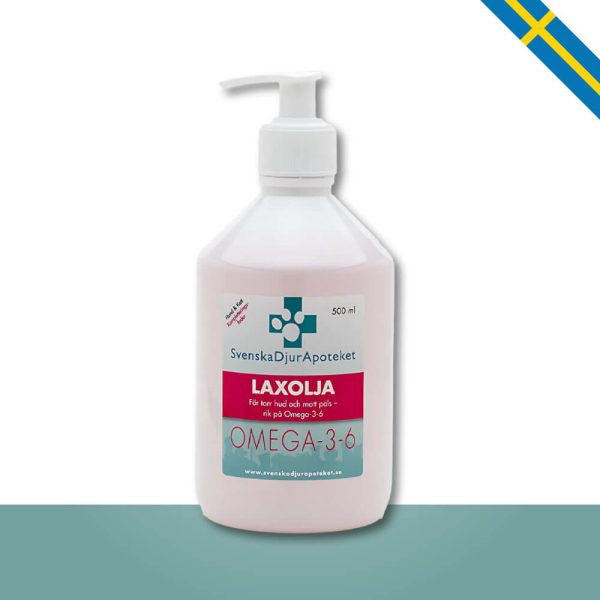 Svenska djurapoteket laxolja glada hundar