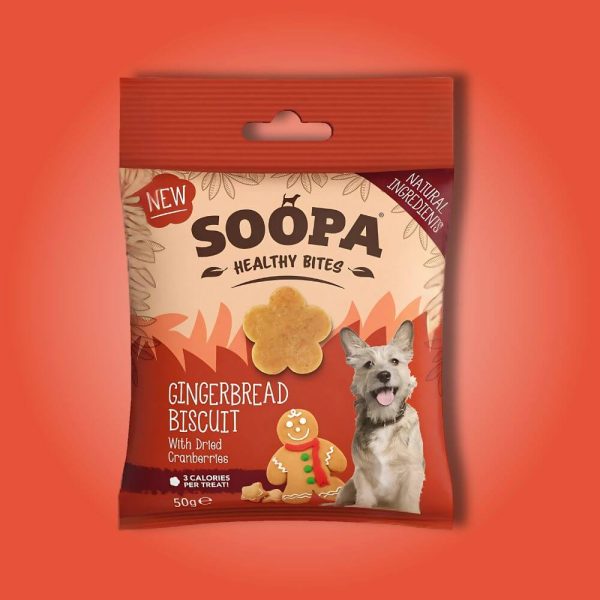 Soopa gingerbread pepparkakskex glada hundar