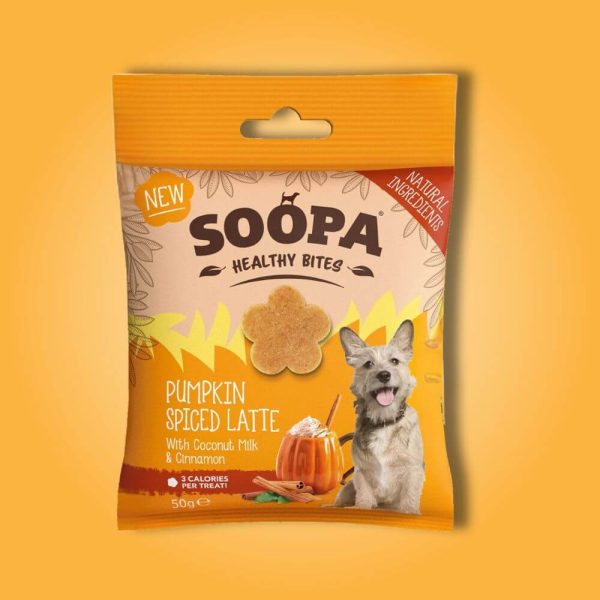 Soopa Pumpalatte glada hundar