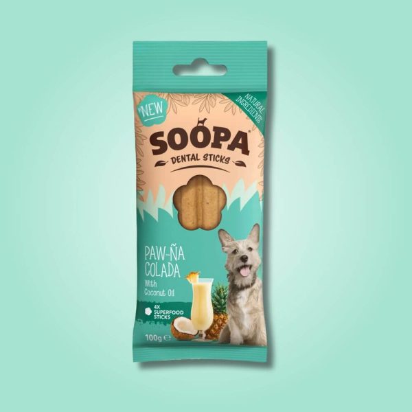 Soopa dental sticks pawna colada glada hundar