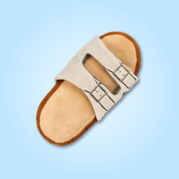 muttzie barkenstock sandal ovan glada hundar