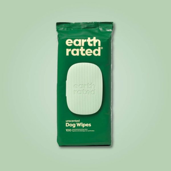 Earth rated wipes våtservetter oparfyrmerade glada hundar