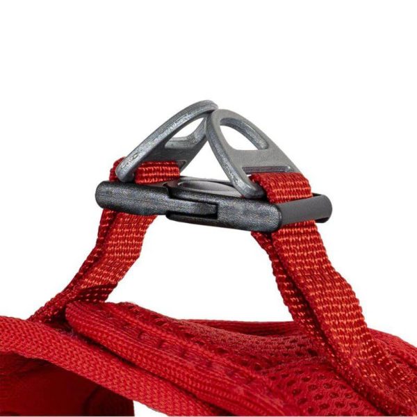 ozami hundsele air mesh röd glada hundar