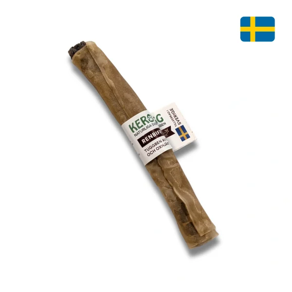 Kerotugg Renbiff 15, hundtugg av renhud med nötkött