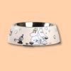 Moomin for pets Mumin matskål beige medium glada hundar