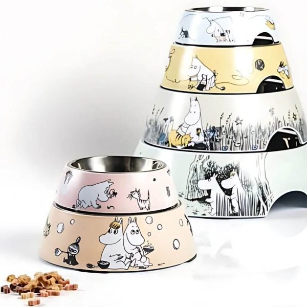 Moomin for pets Mumin matskål glada hundar