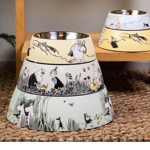 Moomin for pets hundskålar glada hundar