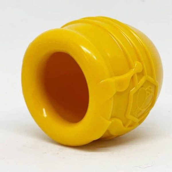 Sodapup honeypot honungskruka slowfeeder gul glada hundar