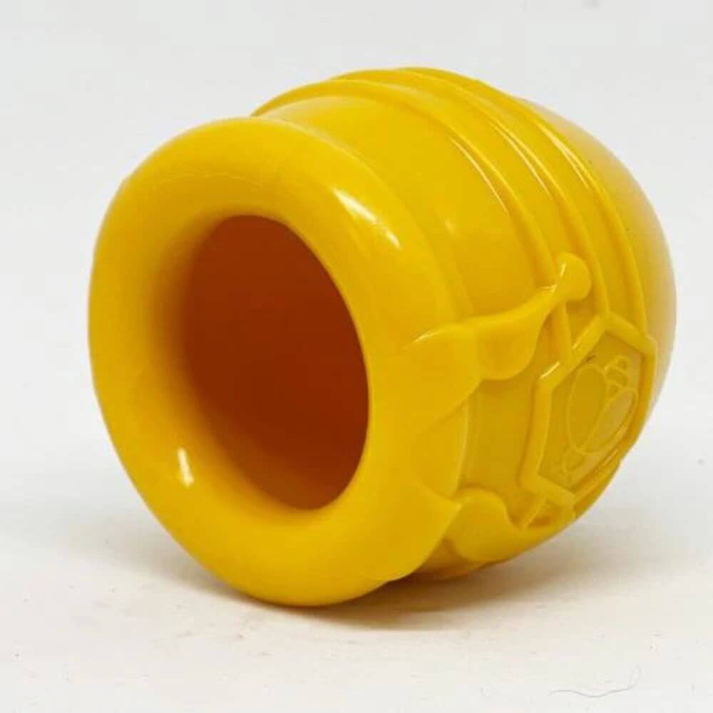 Sodapup honeypot honungskruka slowfeeder gul glada hundar