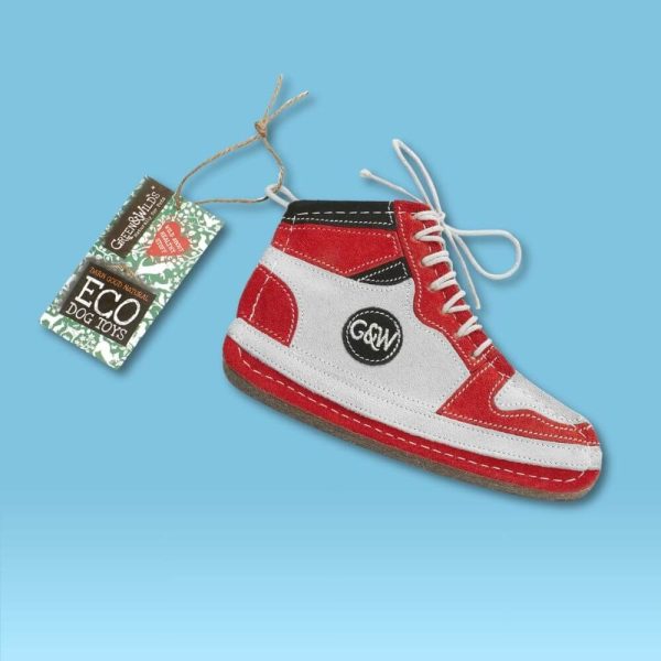 green and wilds sneaker hundleksak glada hundar