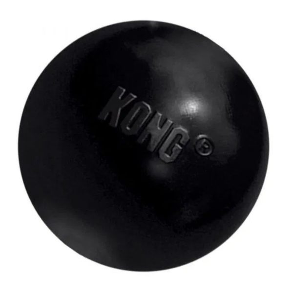 Kong ball leksak extreme svart glada hundar