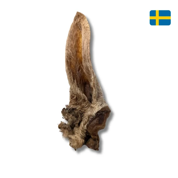 Emmzo lammöron med päls – naturligt hundtugg