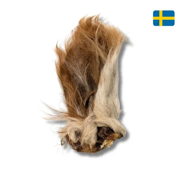 Emmzo svenska oxöron med päls – hundtugg