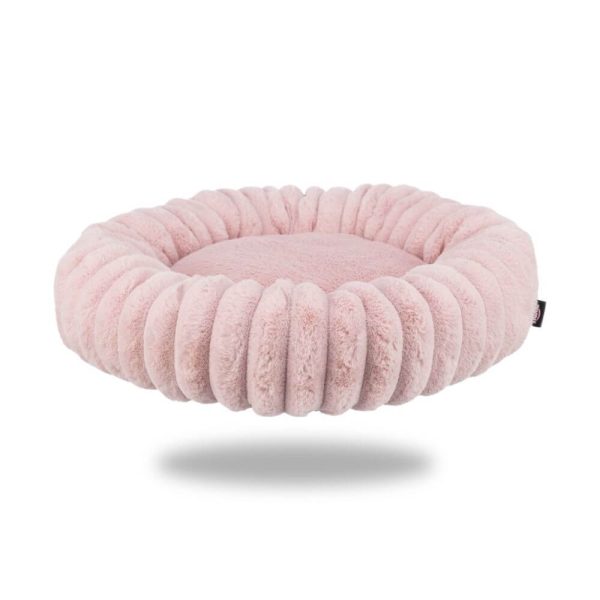 Trixie bädd lonni rosa glada hundar