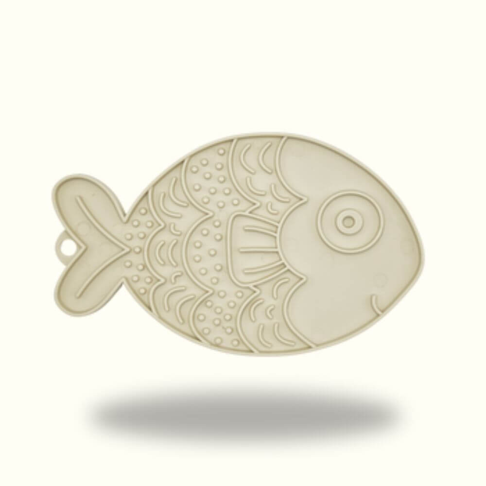 fiboo fishka slickmatta slowfeeder beige glada hundar
