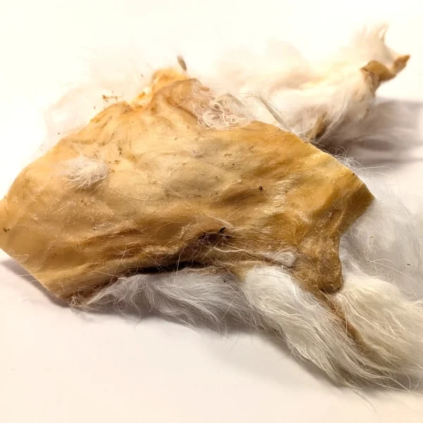 Närbild på Trixie kaninhud med päls för hund